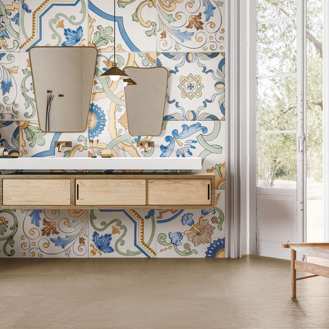 Baños donde los azulejos son los protagonistas absolutos