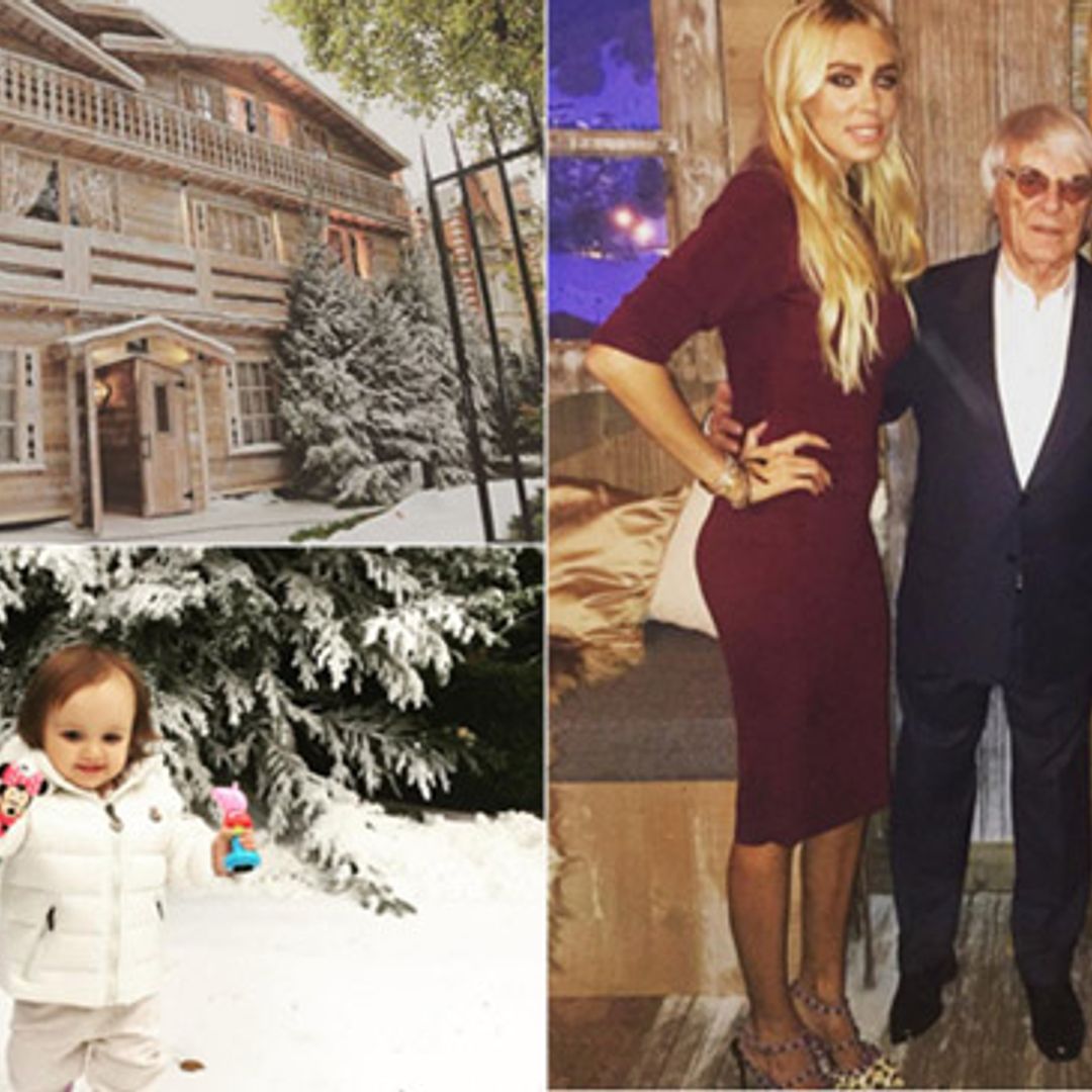 Tamara Ecclestone transforma su mansión londinense en un chalet alpino para el cumpleaños de su padre
