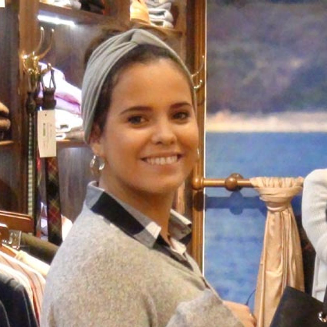 Gloria Ortega se pone manos a la obra en su nueva tienda de moda