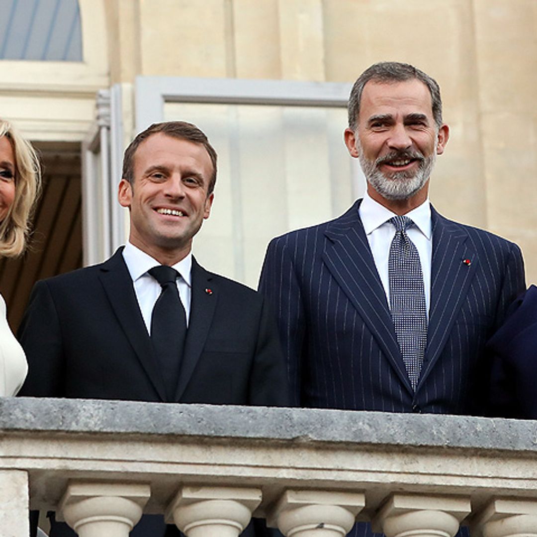 Los Reyes disfrutan del arte en París junto a Emmanuel y Brigitte Macron