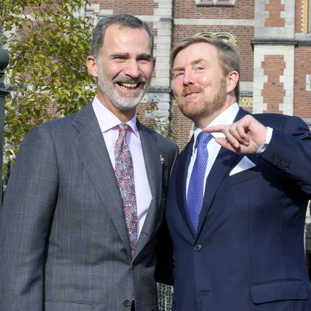 El rey Felipe ya conoce el nuevo hogar de Guillermo y Máxima de Holanda