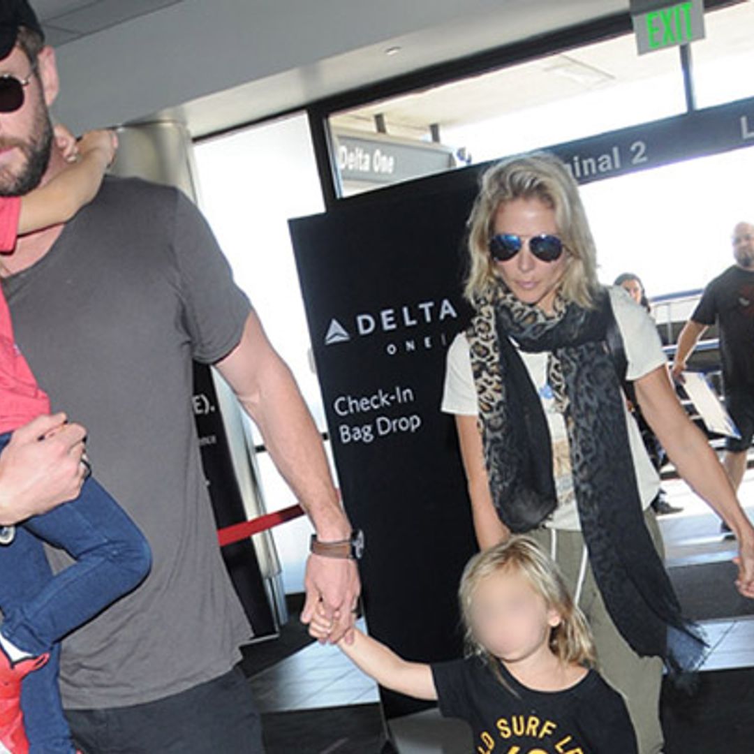 Los Hemsworth-Pataky, una simpática familia 'trotamundos'