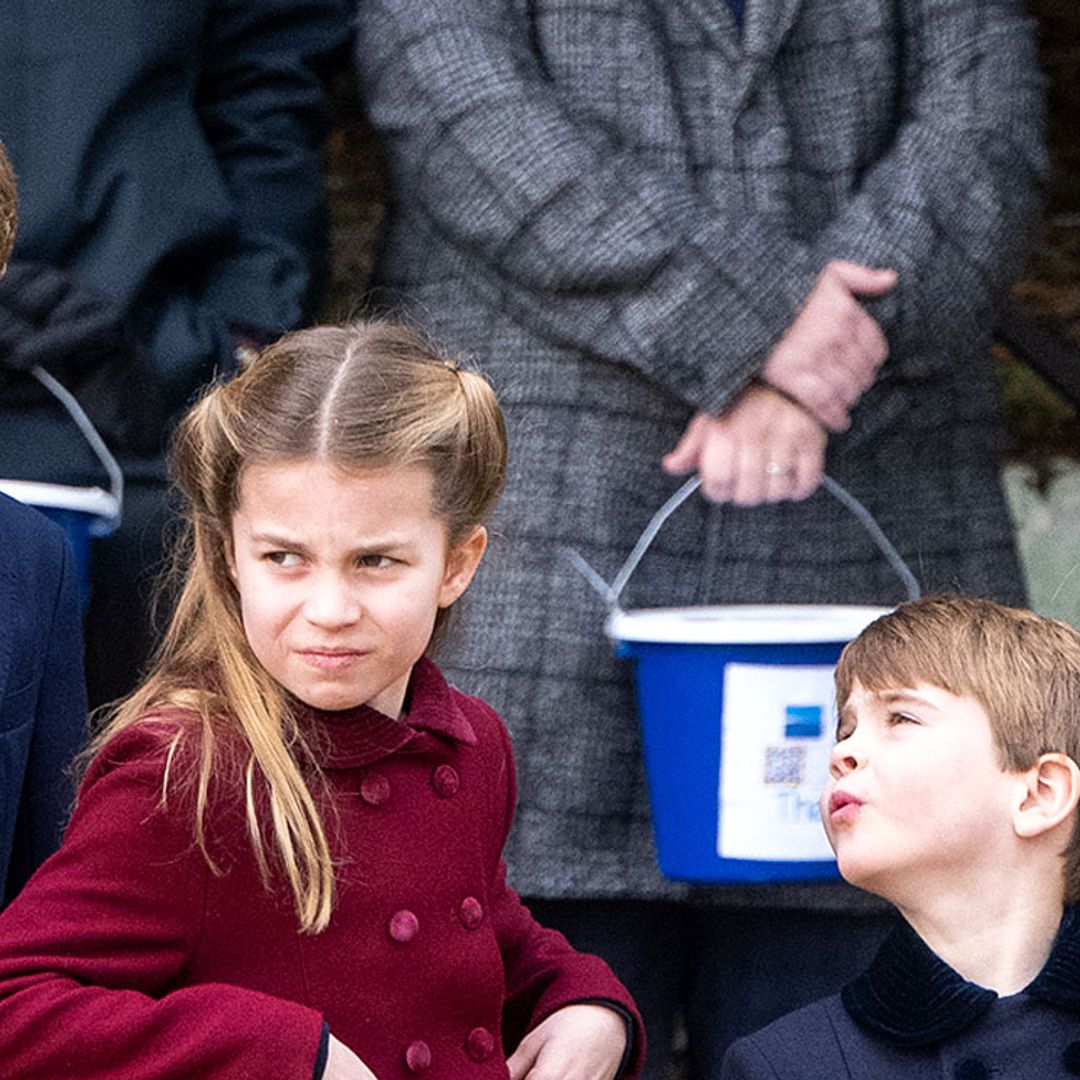 Los gestos más simpáticos de los príncipes George, Charlotte y Louis en la reunión navideña de los Windsor