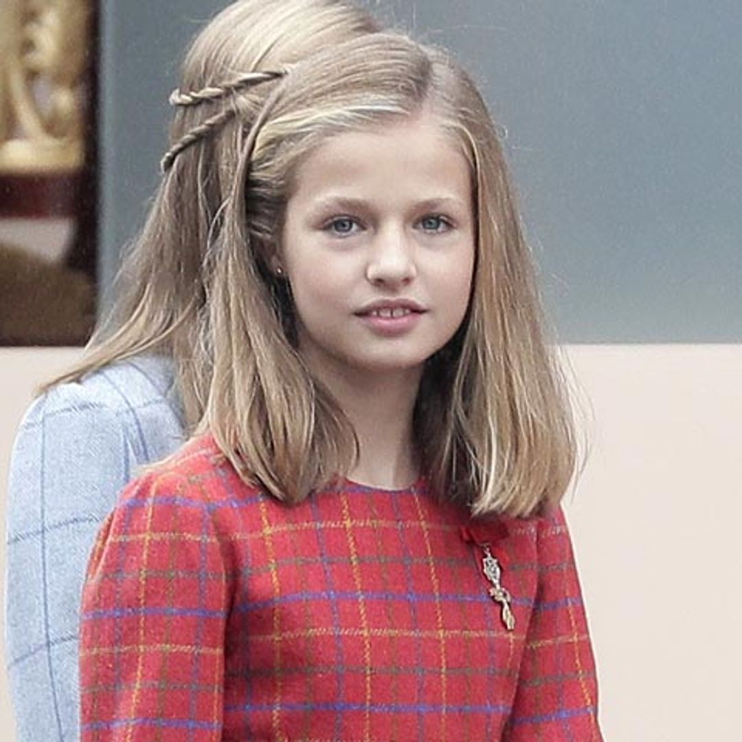 La princesa Leonor luce por primera vez en público la insignia del Toisón de Oro, símbolo de su condición de Heredera de la Corona