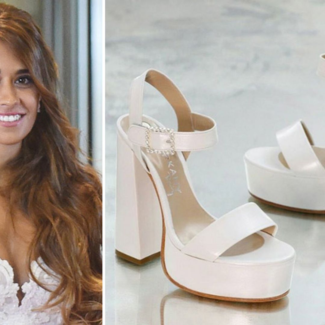 El mensaje de los zapatos de novia de Antonela Roccuzzo