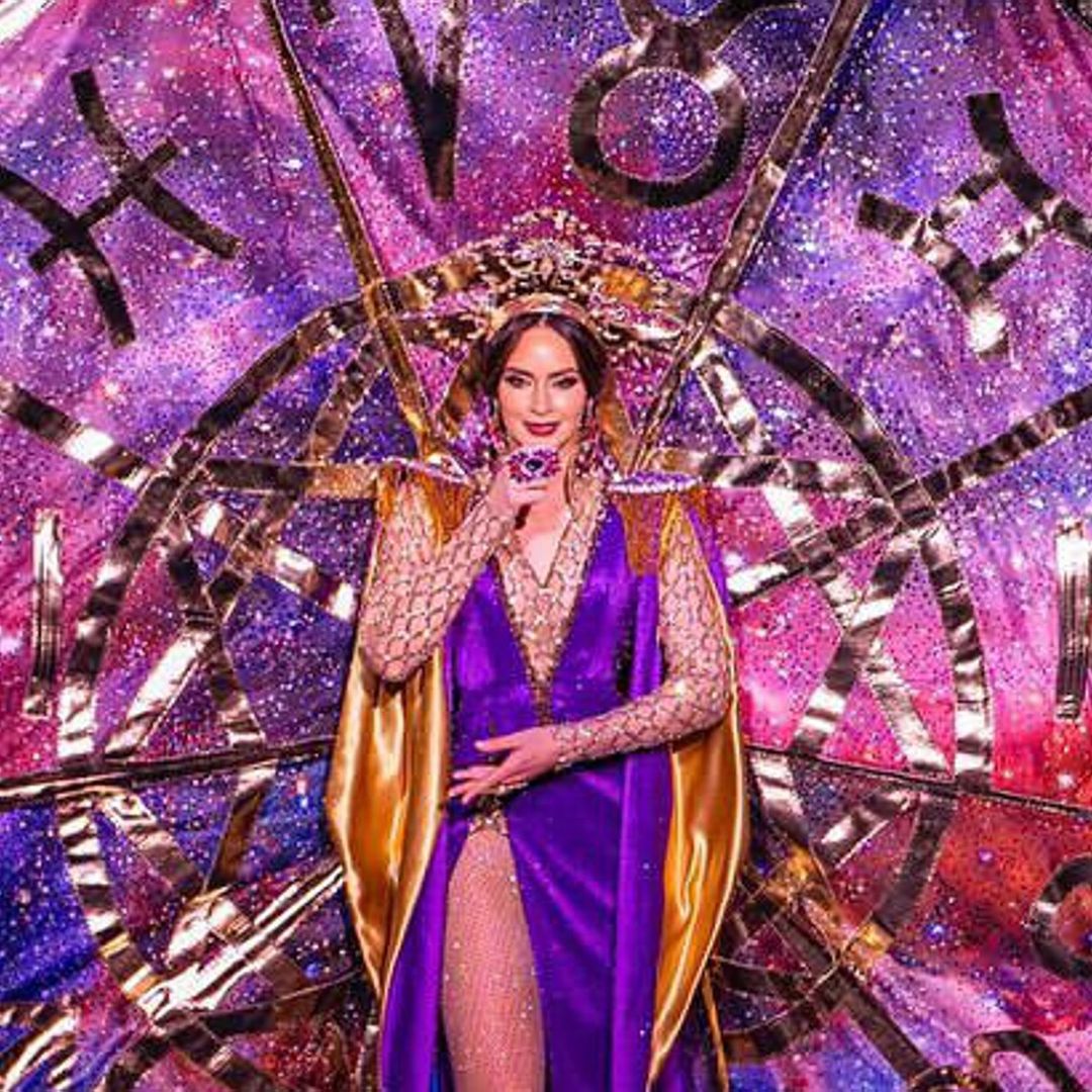 Miss Puerto Rico causa sensación con su traje típico inspirado en Walter Mercado