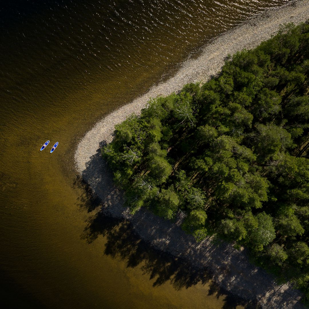 Lago Saimaa, región de los Mil Lagos, Finlandia