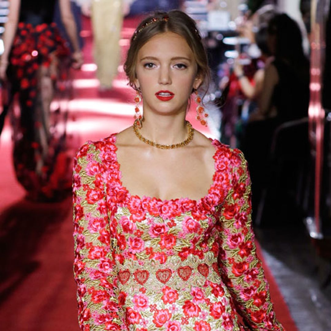 Leonor de Habsburgo, nieta del barón Thyssen, desfila para Dolce & Gabbana