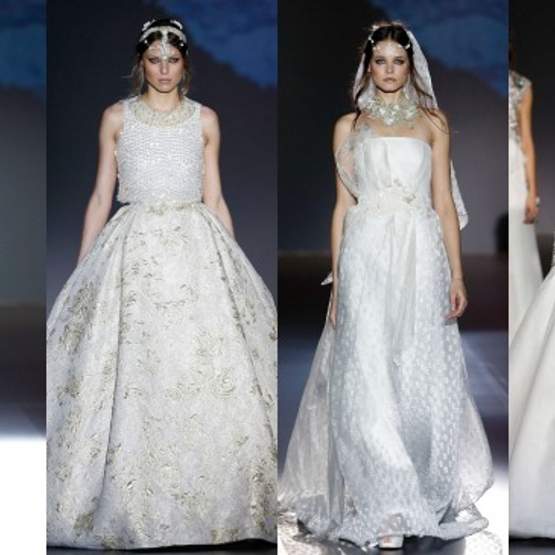 Las 'reinas de las nieves' de Jesús Peiró enamoran en Barcelona Bridal Week