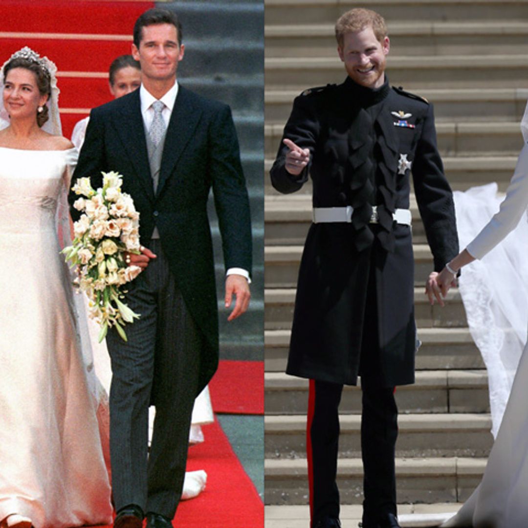 ¿Y si el vestido de Meghan Markle lo hubiera llevado la infanta Cristina en 1997?