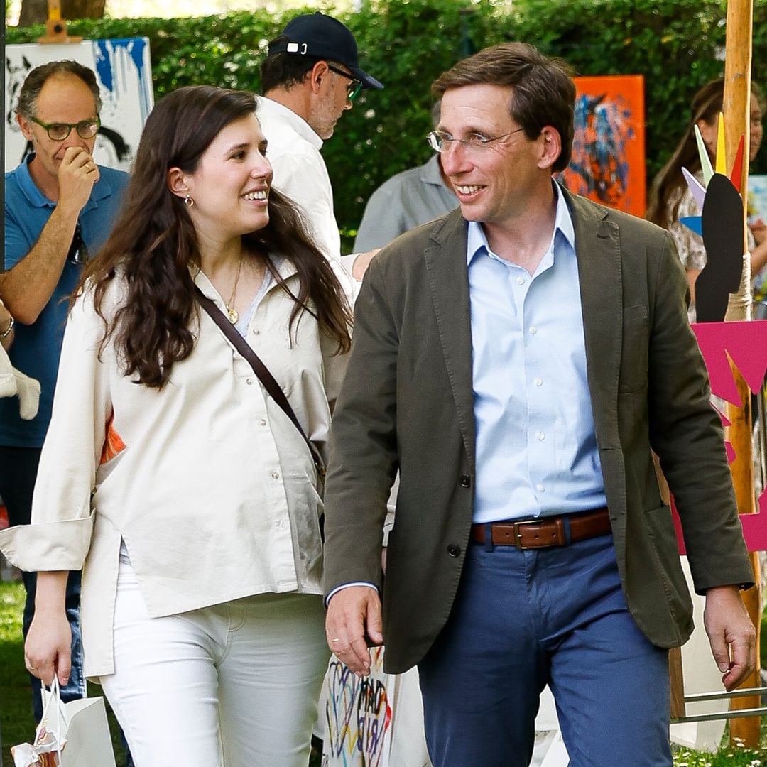 Politician José Luis Martínez-Almeida and Teresa Urquijo y Moreno during CSI5 Global Champions Tour 2025 in Madrid on Friday, 18 May 2025.