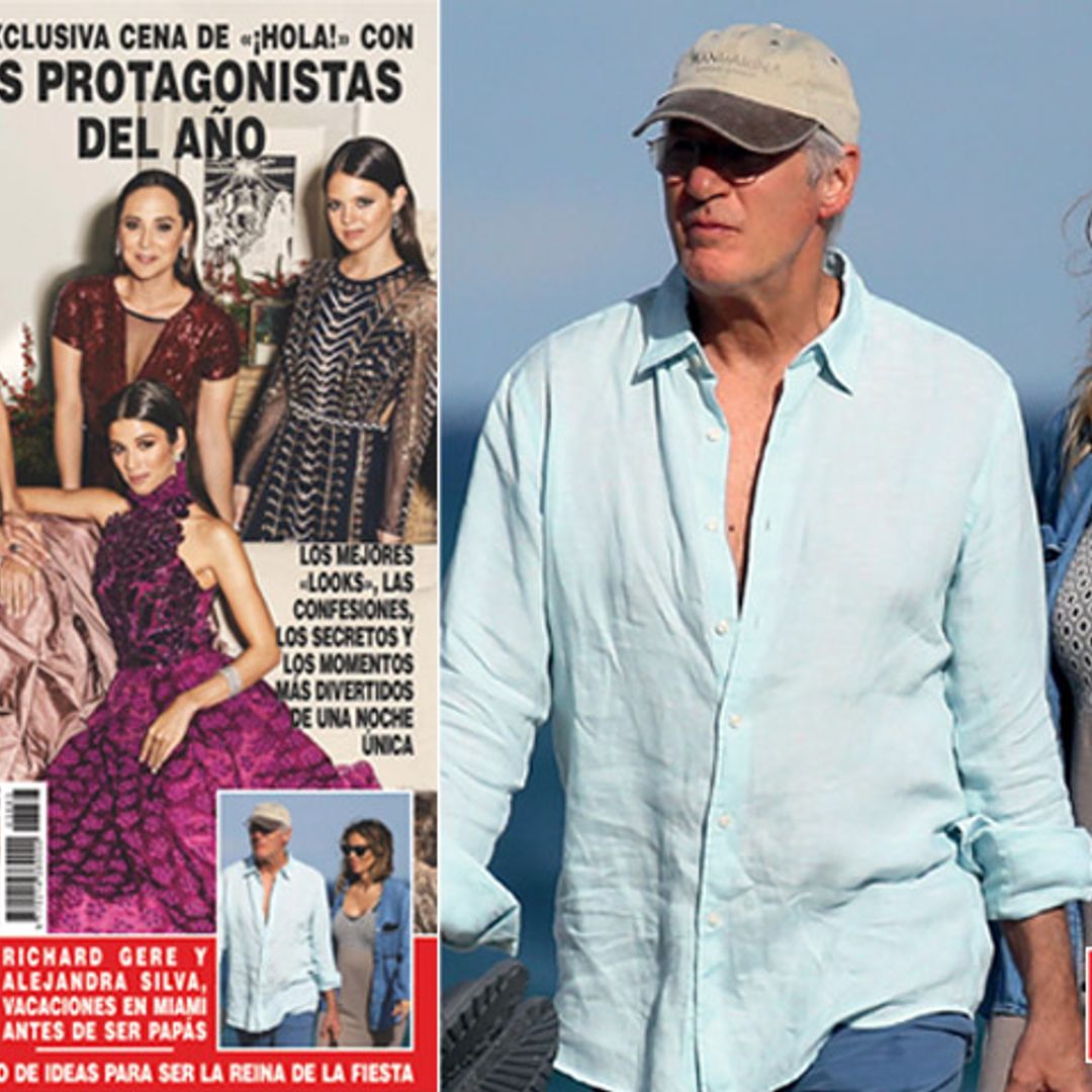 En ¡HOLA!: Richard Gere y Alejandra Silva, vacaciones en Miami antes de ser papás