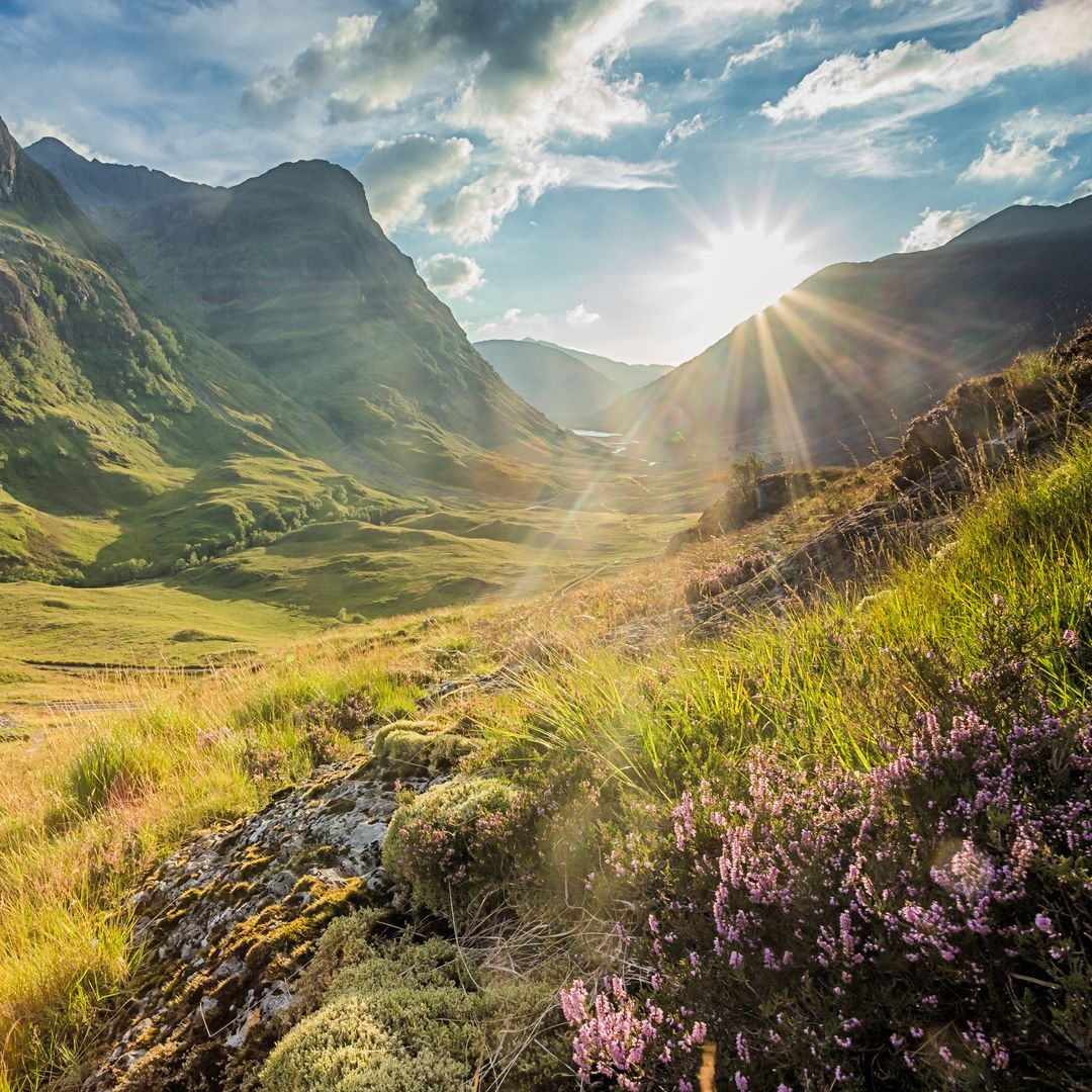 Glencoe, Highlands, uno de los escenarios de la serie Outlander en Escocia