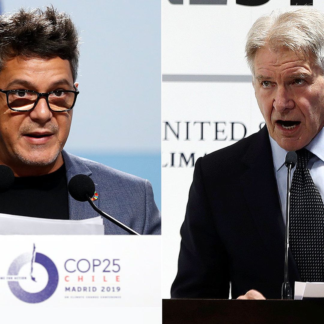 'Es la única manera': Alejandro Sanz y Harrison Ford, contra el cambio climático en Madrid