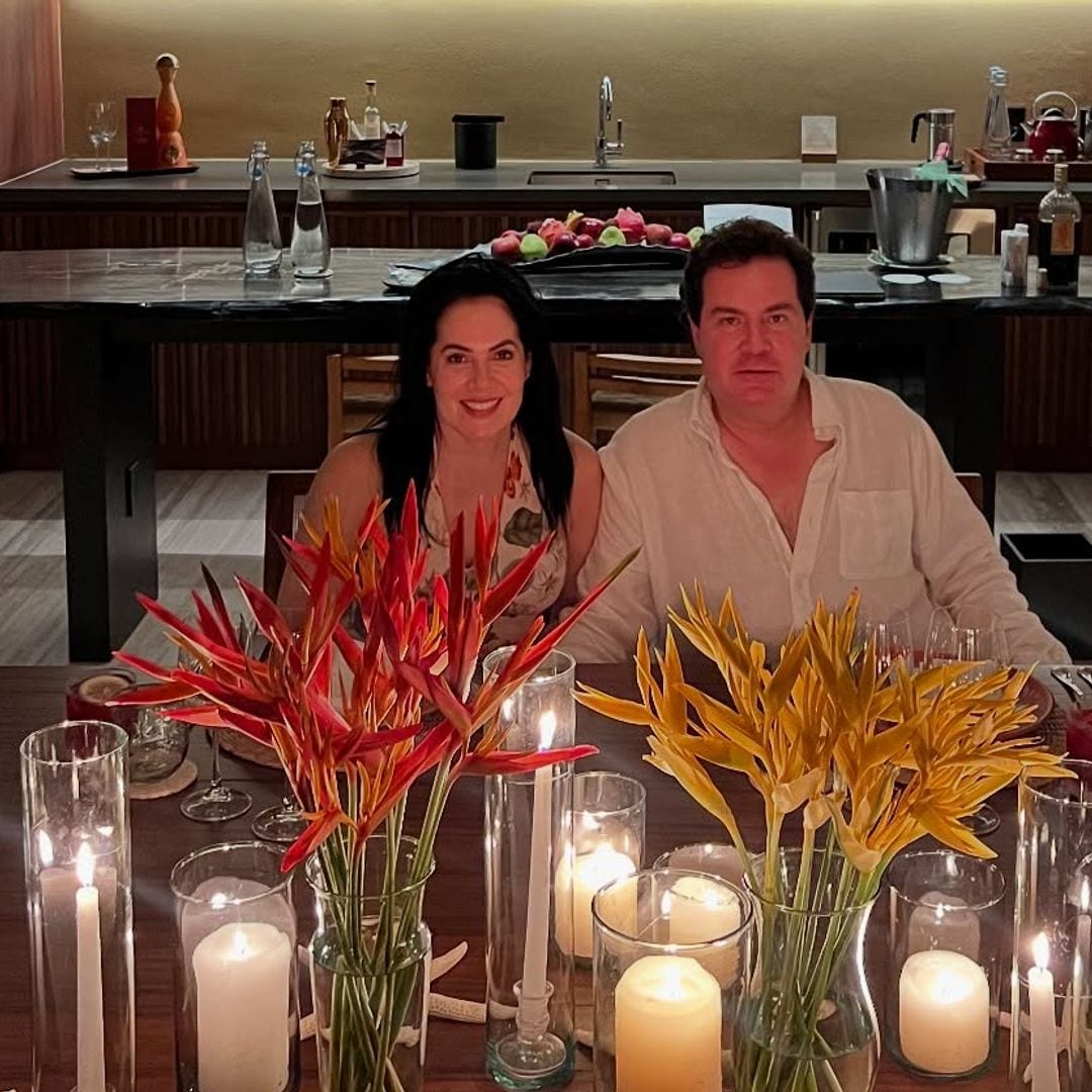 América Guinart celebra por todo lo alto su segundo aniversario de bodas con una romántica velada