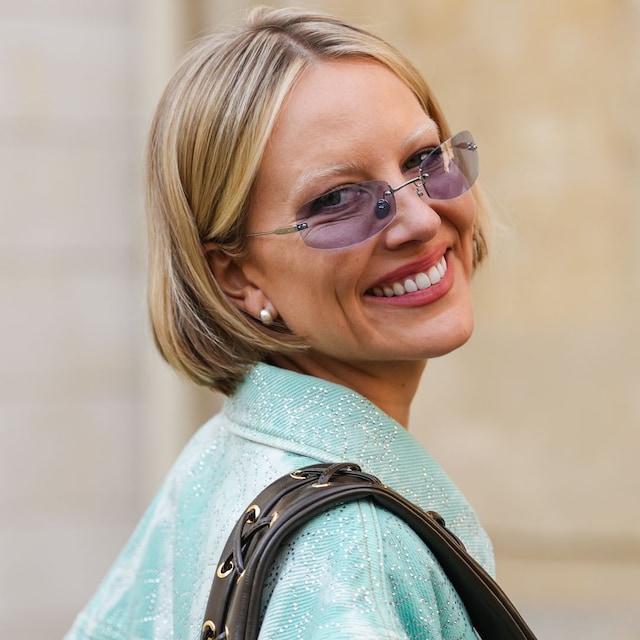 Violet Grace Atkinson por la calle vestida de street style