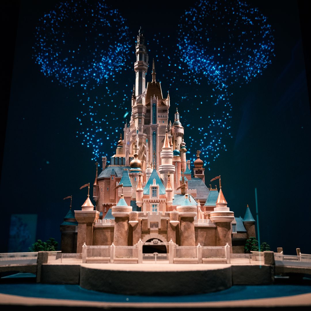 Maqueta del castillo de Disney Linus Harwig