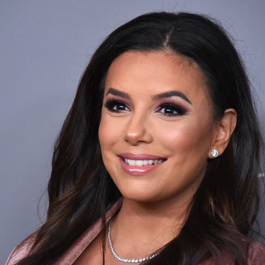 Eva Longoria, una súper mamá en el set de rodaje