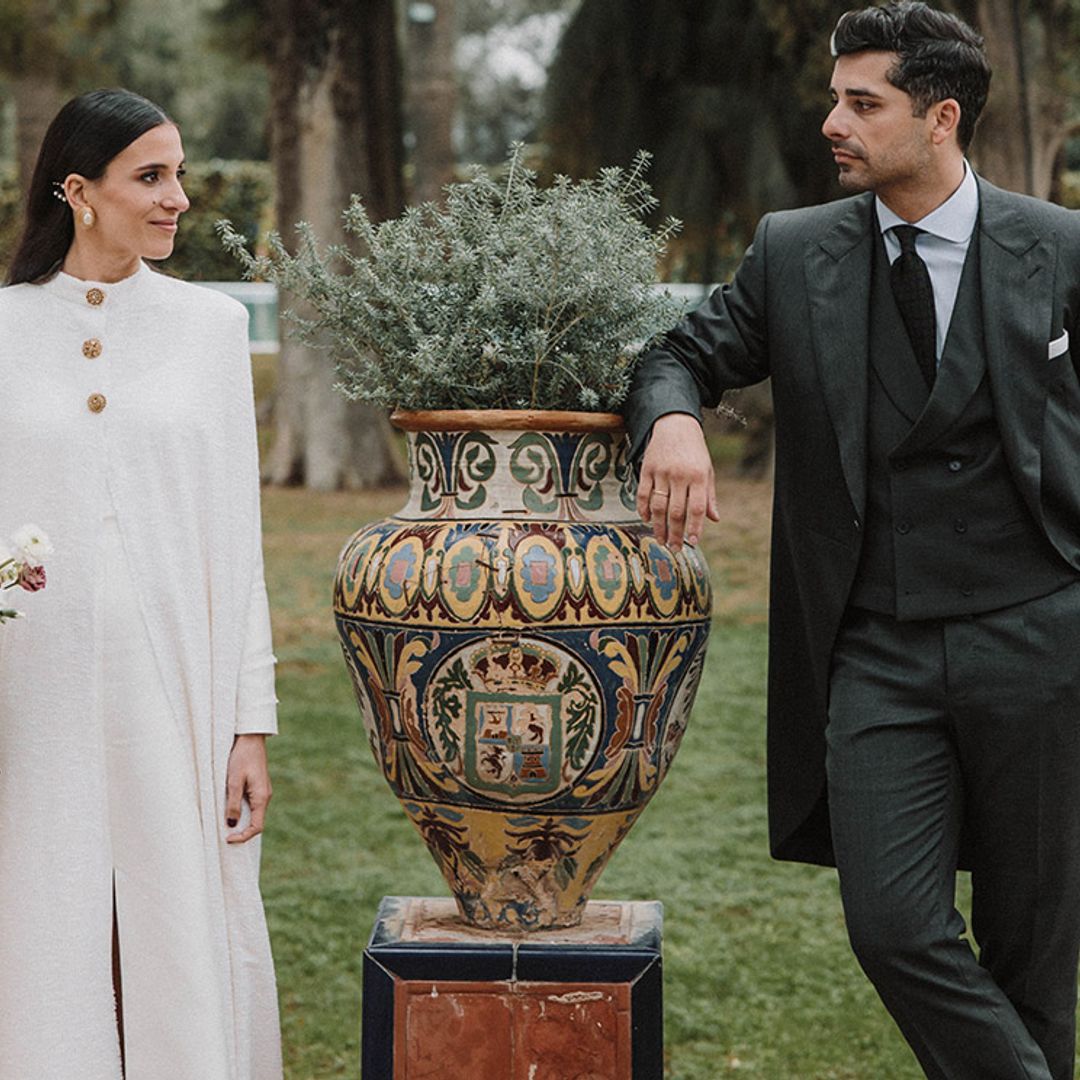 La historia de Verónica, la novia del look minimalista y desmontable que se casó en Sevilla