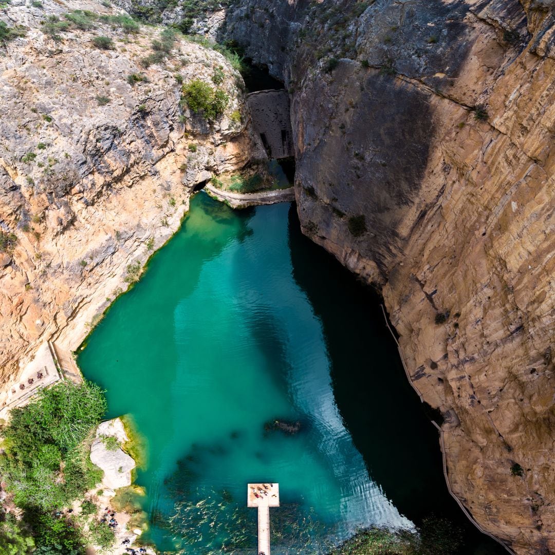 El charco Azul en Chulilla, Valencia