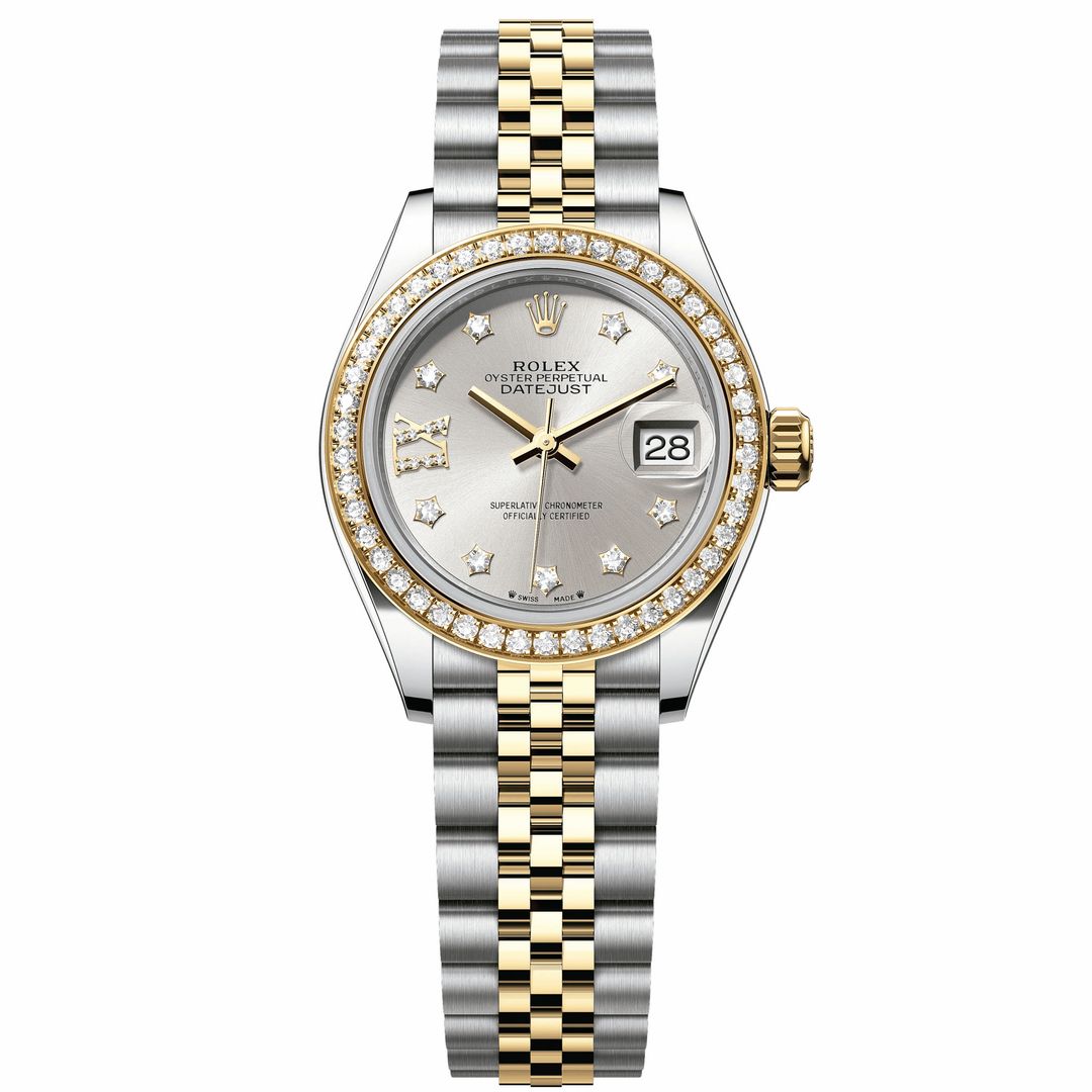 Reloj Lady-Datejust con oro amarillo y diamantes (c.p.v.), de Rolex