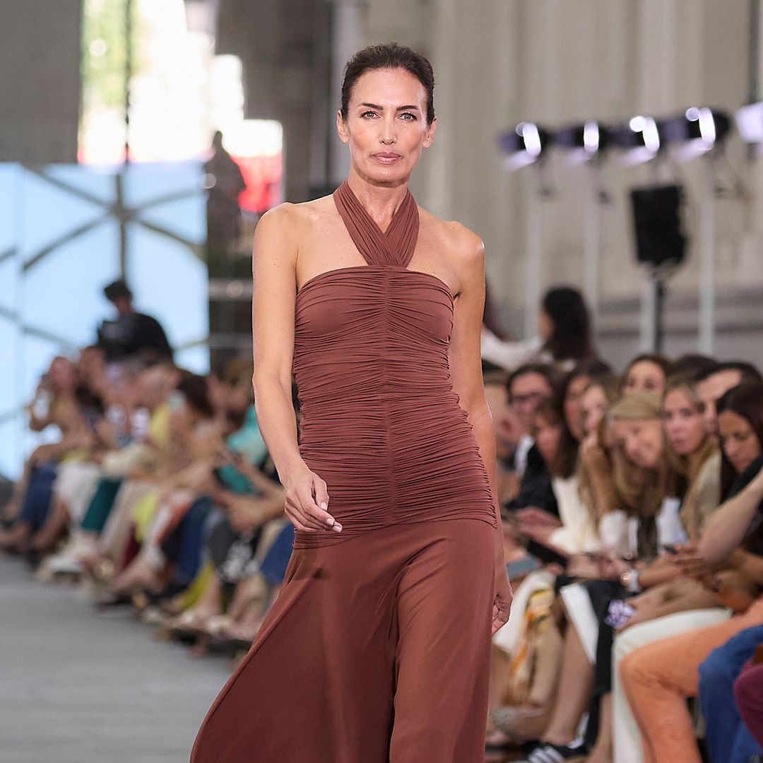 Nieves Álvarez, una futura novia sobre la pasarela de Silvia Tcherassi