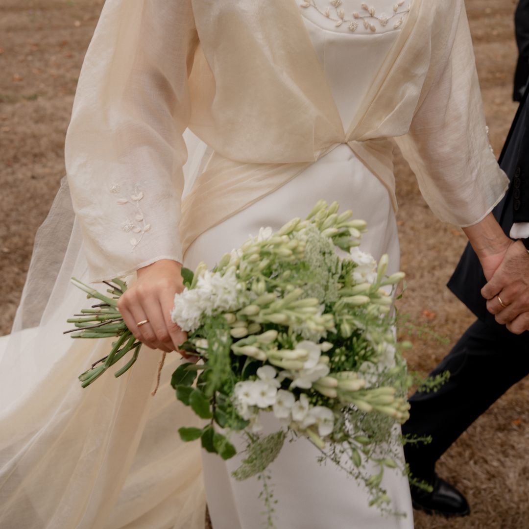 Ramo de novia con nardos
