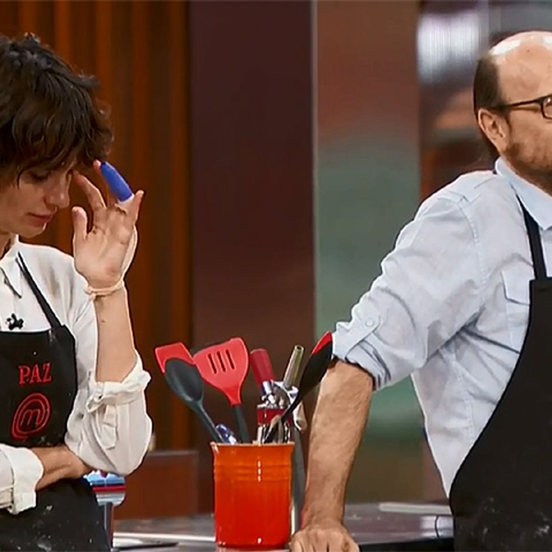 Las lágrimas de Paz Vega tras su encontronazo con Santiago Segura en 'MasterChef Celebrity'