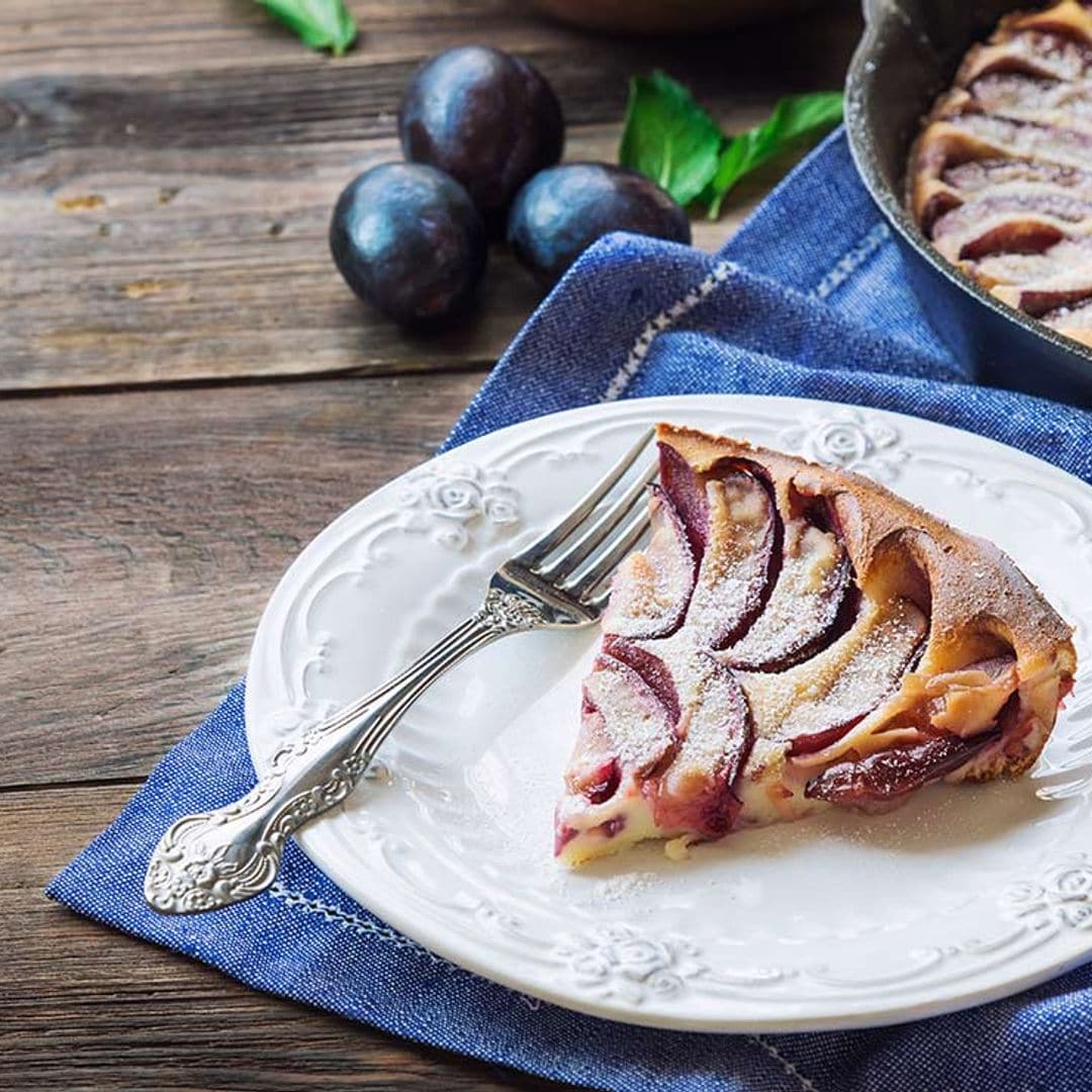'Clafoutis' de ciruelas