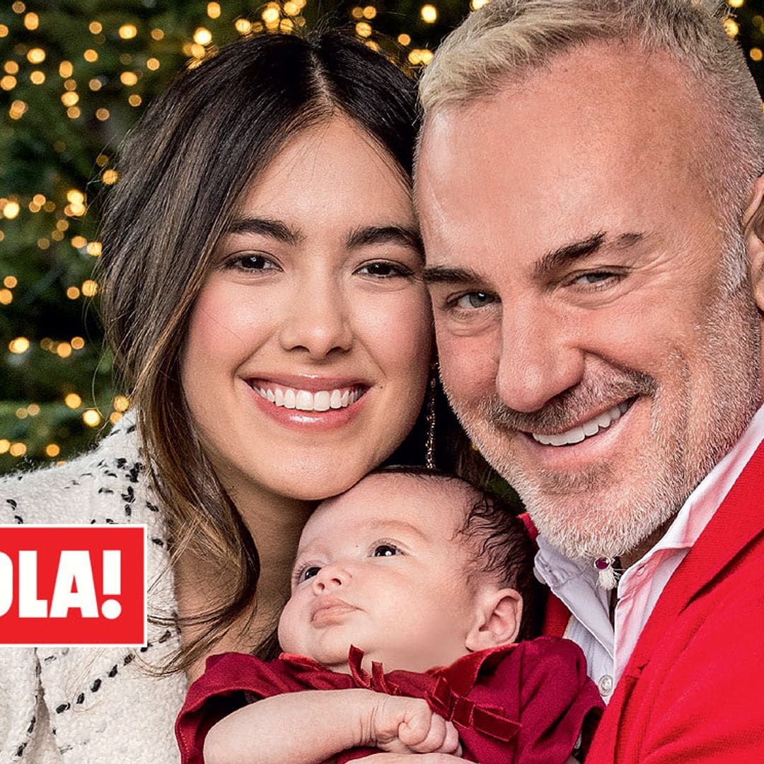 Exclusiva en ¡HOLA!, Gianluca Vacchi y Sharon Fonseca nos presentan a su hija, Blu
