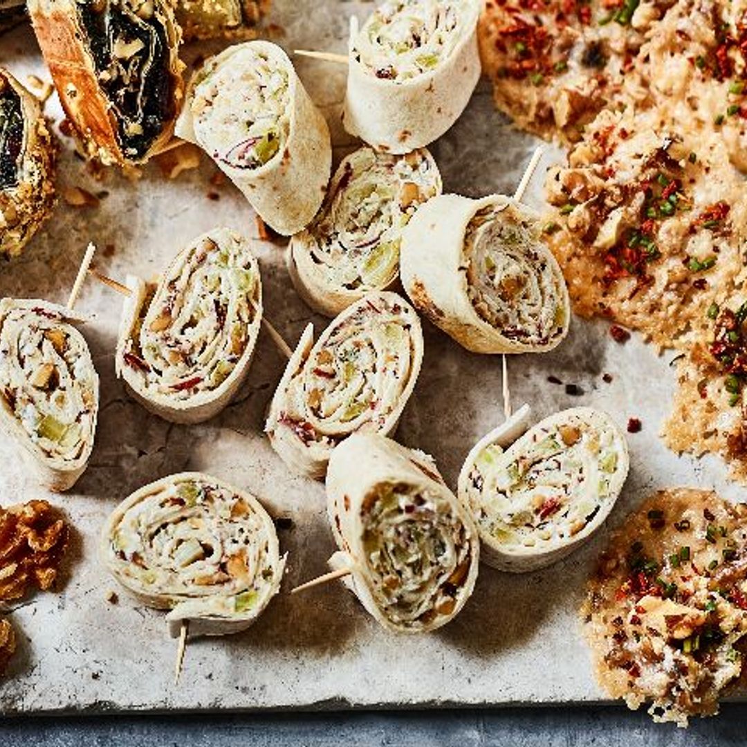 Trío de bocaditos de nueces