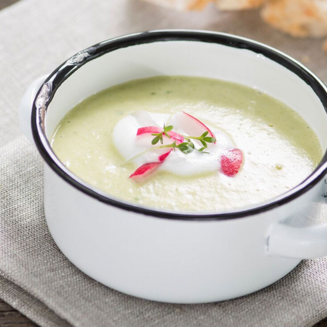 Sopa fría de rabanitos a la andaluza