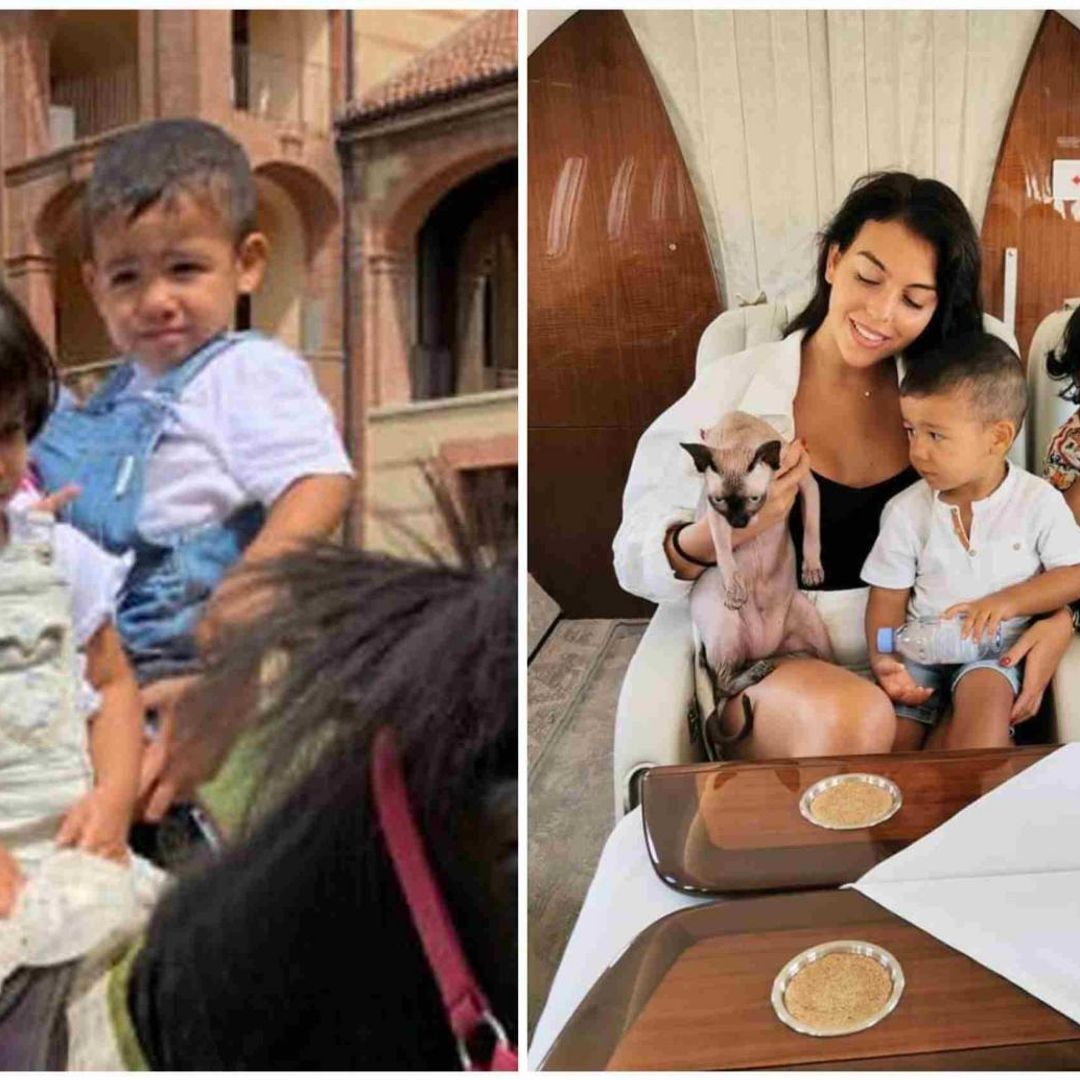 Georgina Rodríguez se divierte como niña junto a sus hijos... ¡dando un paseo en poni!