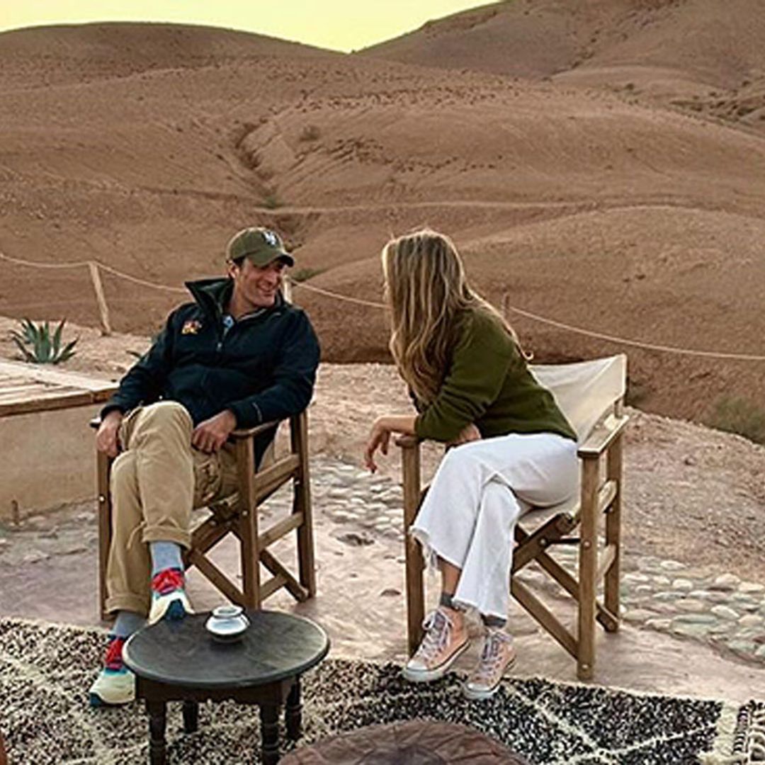 Así ha sido el viaje lleno de encanto de Rafael Medina y Laura Vecino por Marrakech