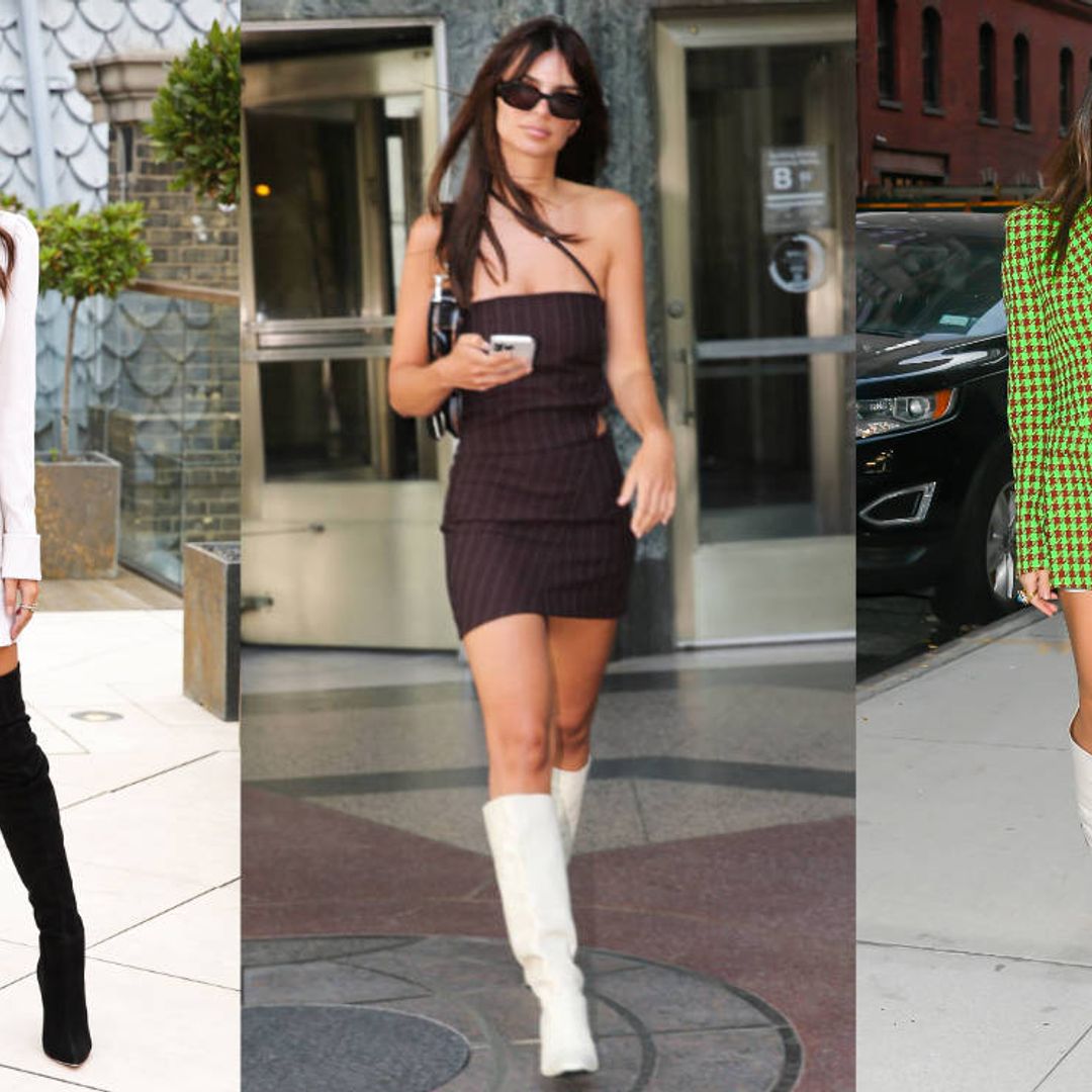 Los mejores ejercicios de piernas para lucir minivestido y botas a lo Emily Ratajkowski