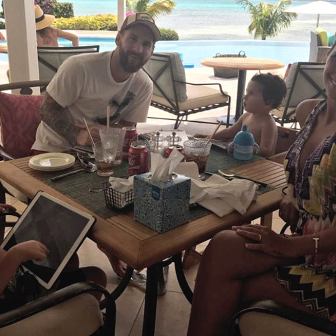 La luna de miel, mejor en familia: así se relajan Leo Messi y Antonela Roccuzzo una semana después de su boda