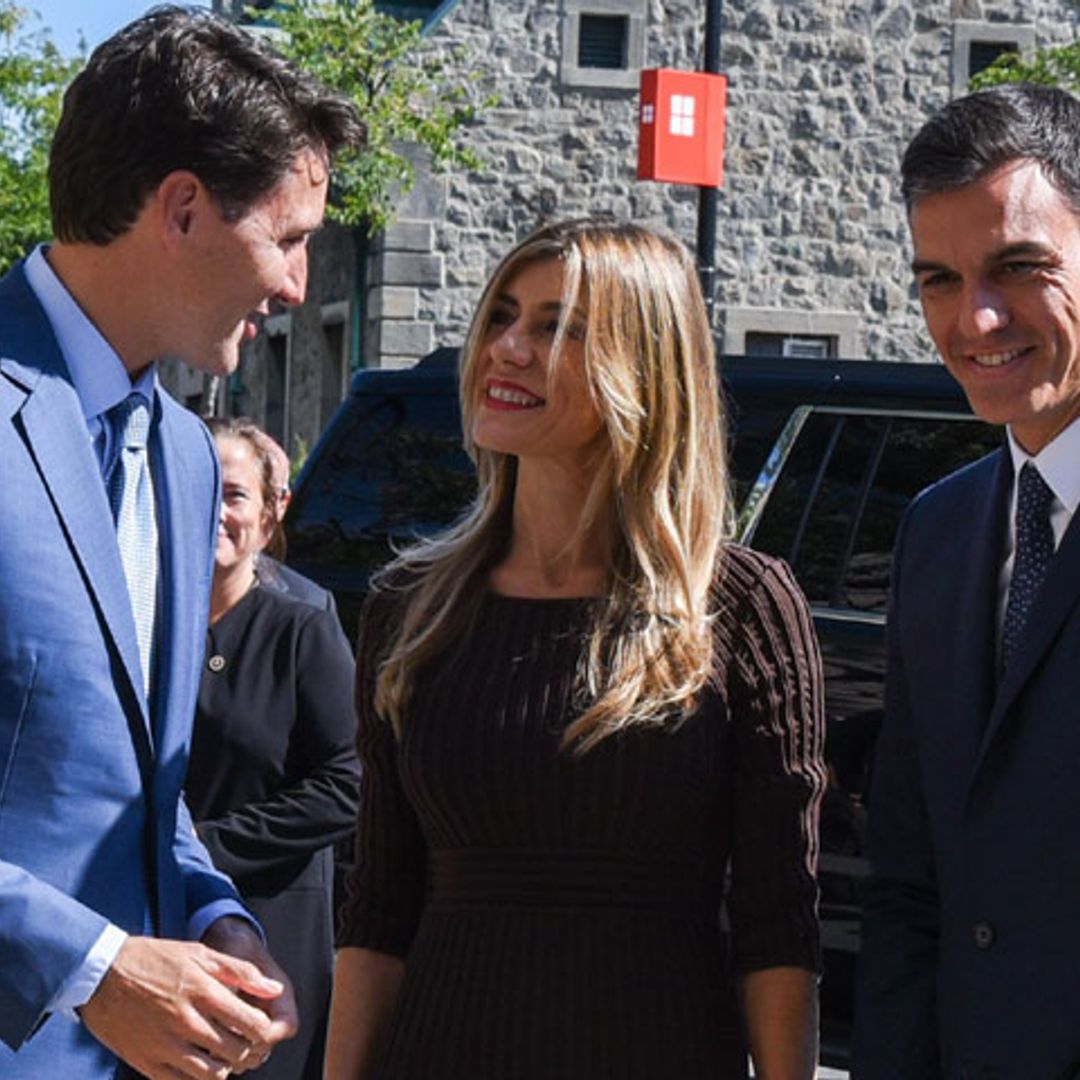 Begoña Gómez acompaña a Pedro Sánchez por primera vez a una cita internacional