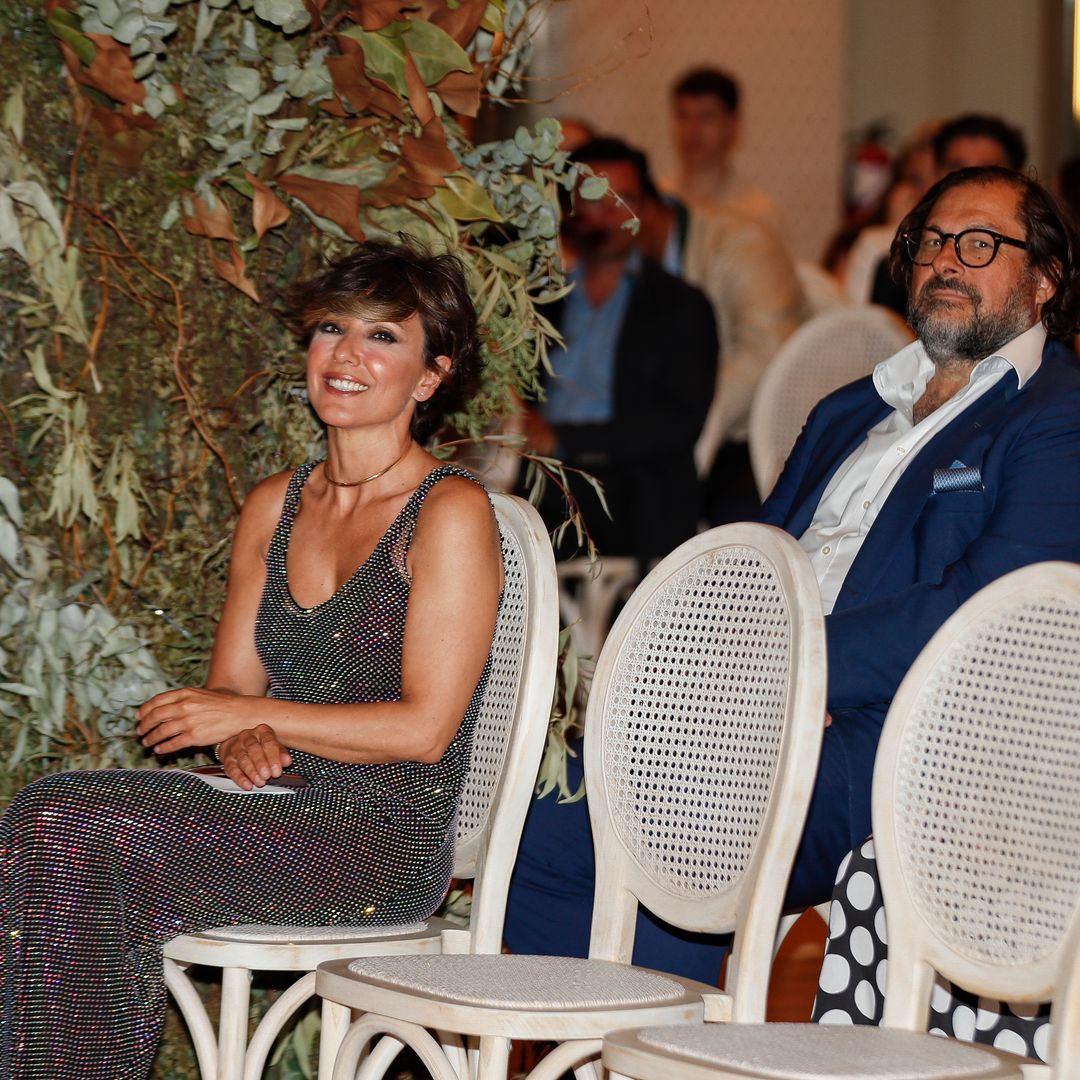 Sonsoles Ónega y su novio Juan Montes en Madrid. 19 de junio de 2025