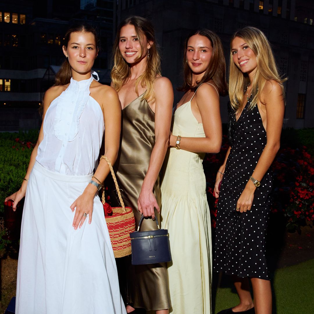 Las nietas de Carolina Herrera, Olimpia Báez y Carolina Lansing, apoyan el gran hito de la moda española en Nueva York