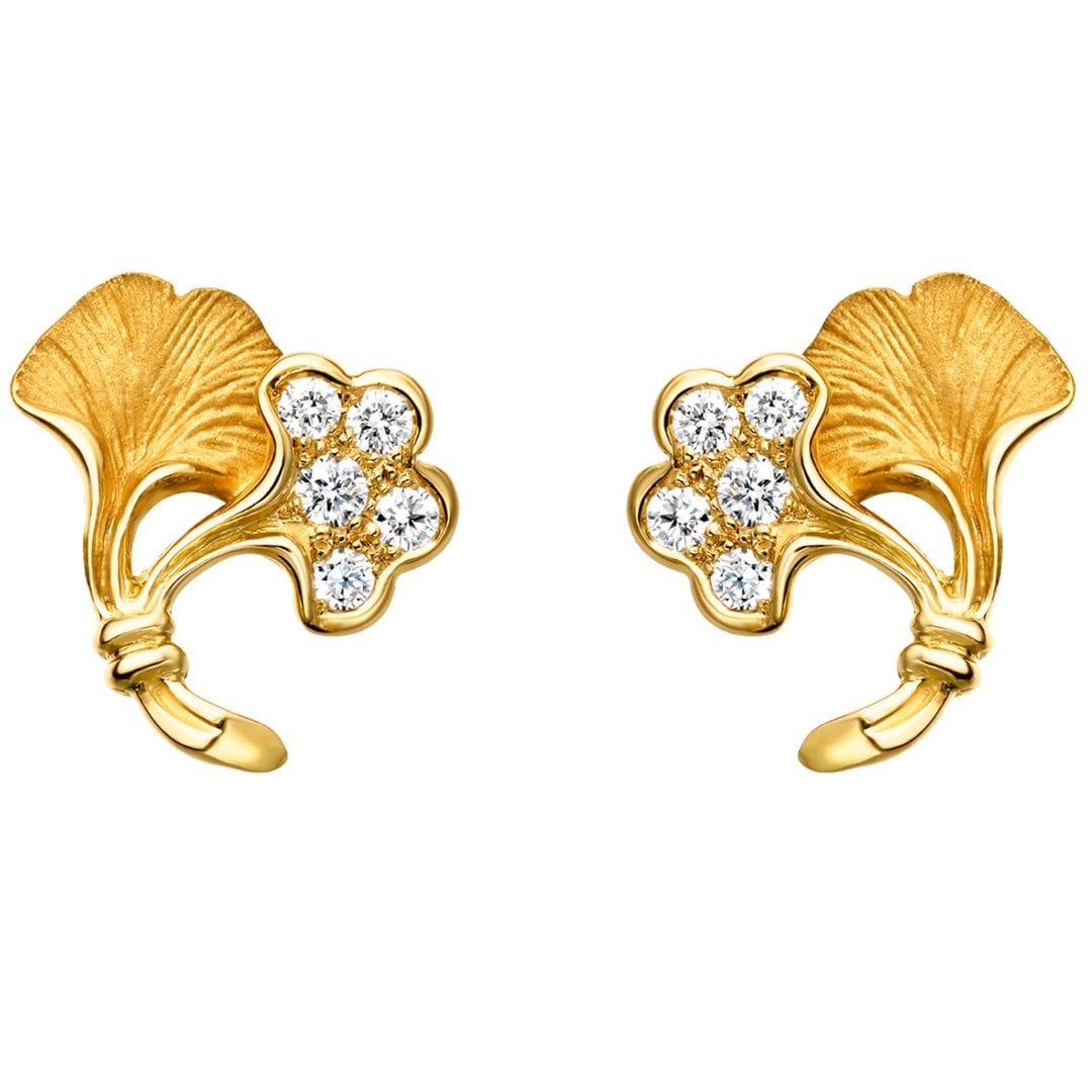 Pendientes de oro y diamantes (2.640 €), de Carrera y Carrera