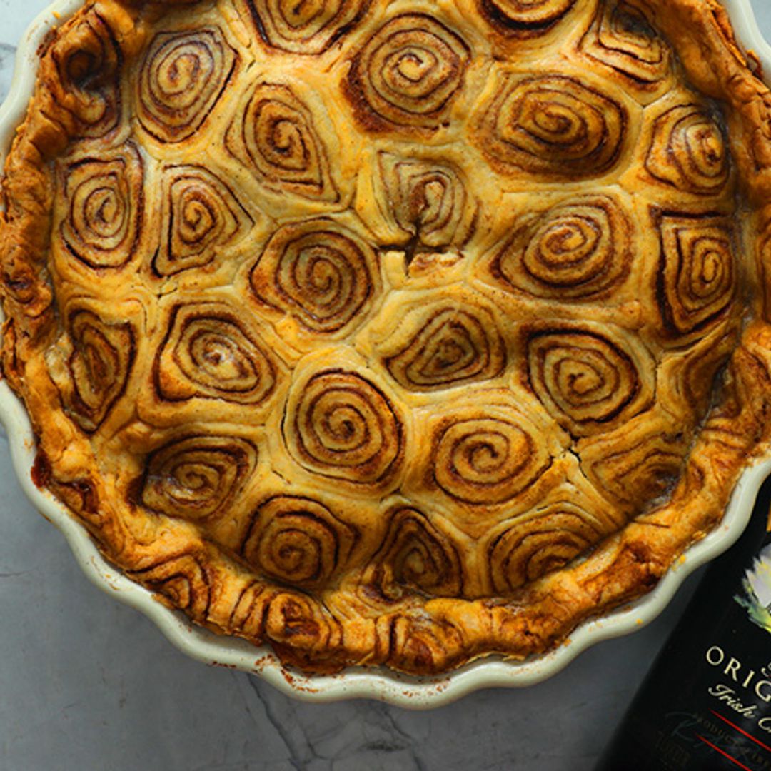 Receta: tarta de manzana y canela con Baileys