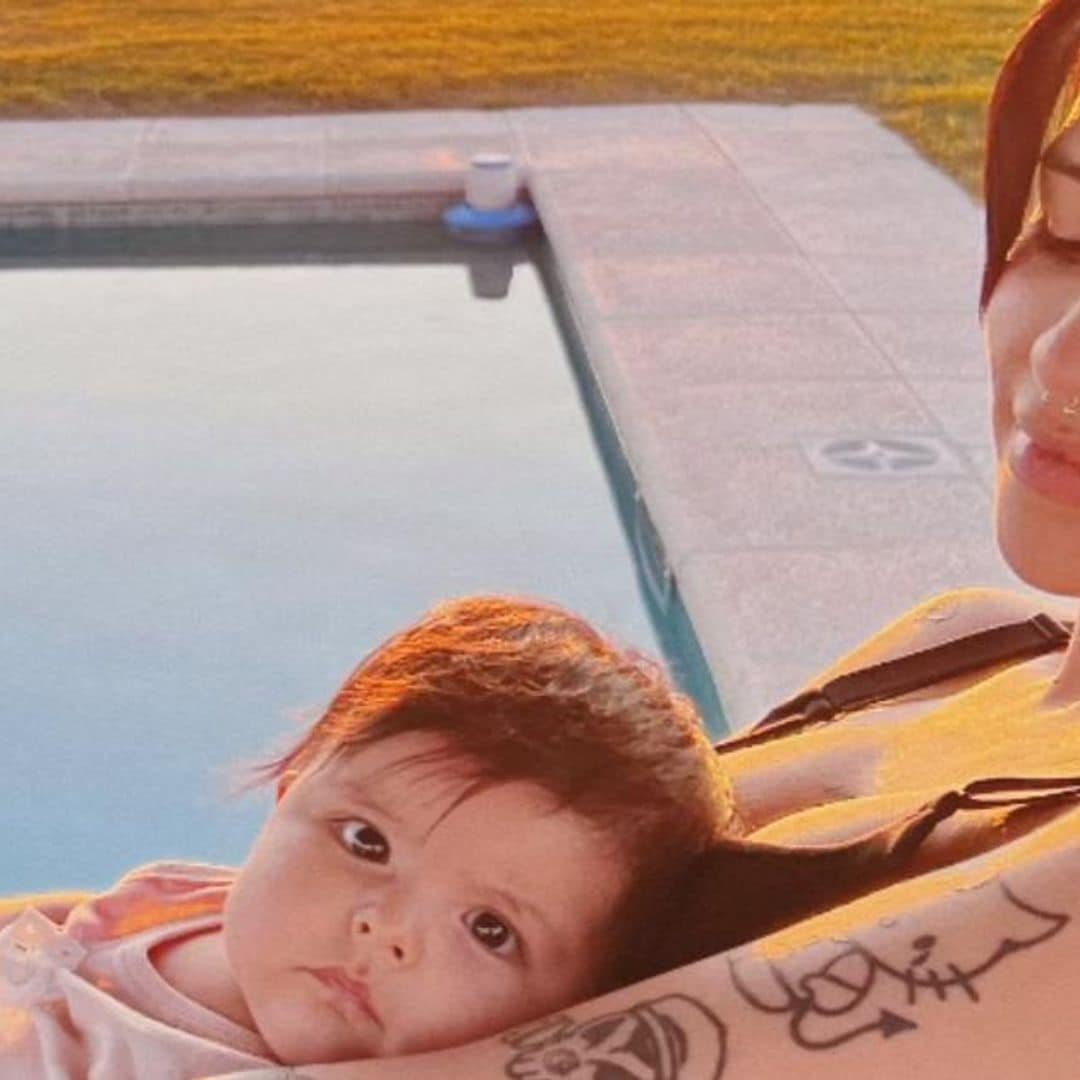 Con ocho meses recién cumplidos, Inti, la hija de Cazzu y Nodal, cautiva las redes
