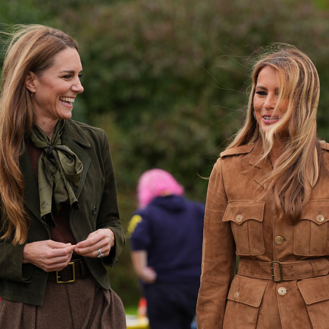 Kate Middleton y Melania Trump: el inesperado encuentro de ambas a solas