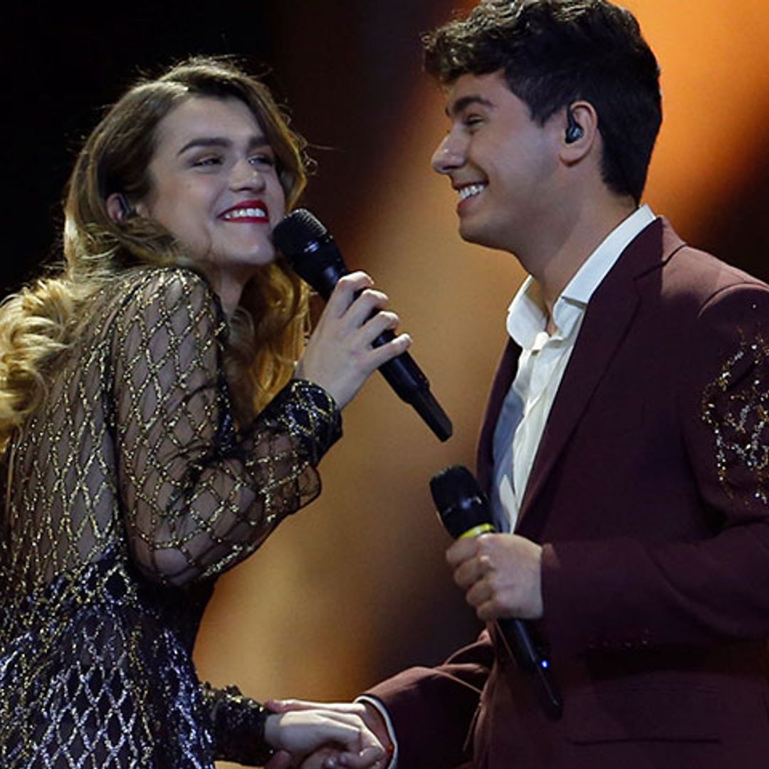 Amaia apuesta en Eurovisión por la tendencia de maquillaje de las 'celebrities'