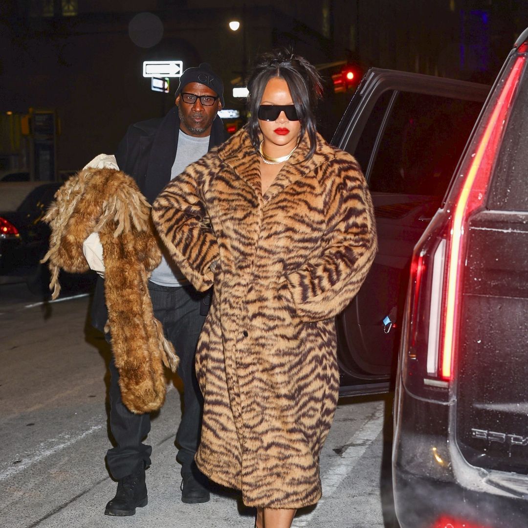 El 'tiger print' llegó para conquistar las tendencias del 2026 y Rihanna lo confirma