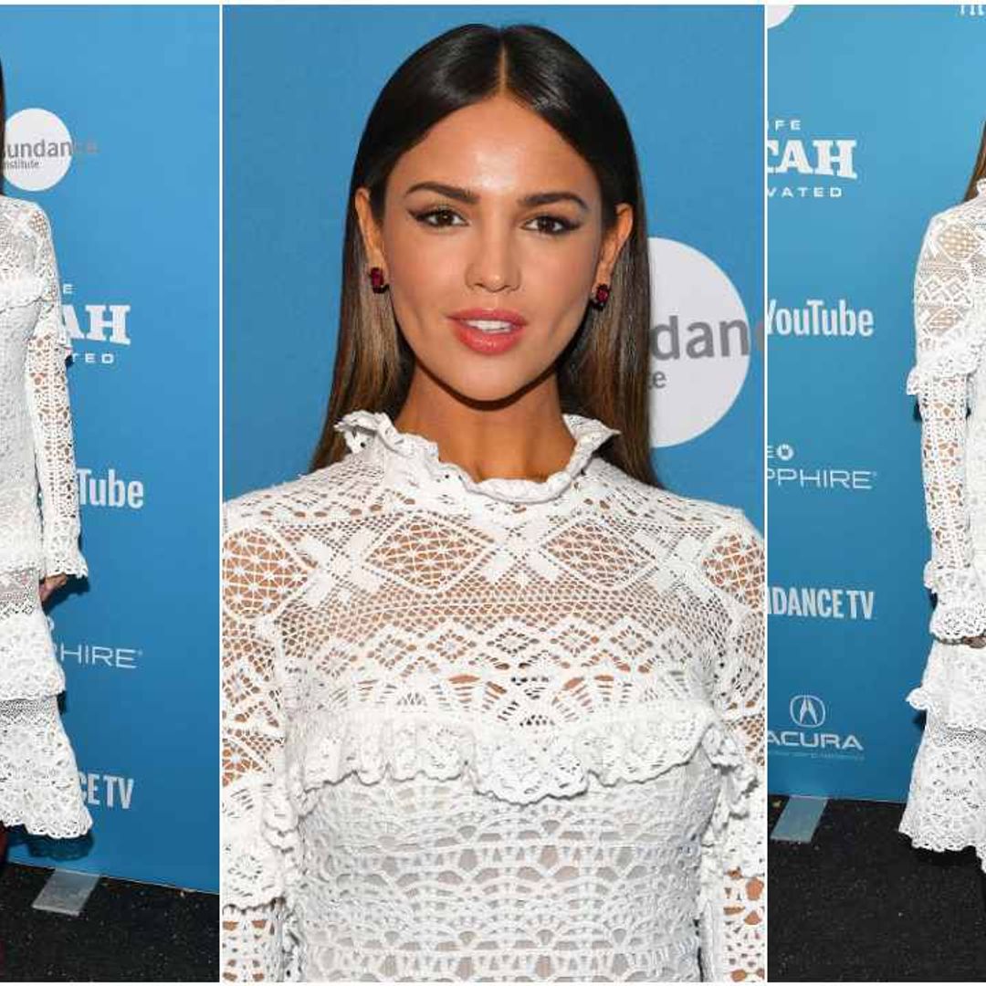 Así lleva Eiza González el 'total lace dress'