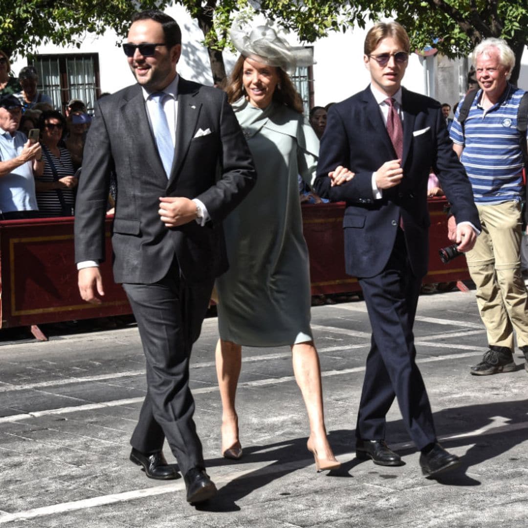 La princesa Miriam al-Ghazi de Jordania, una madre orgullosa de sus dos hijos, Boris y Beltrán, de 26 y 24 años