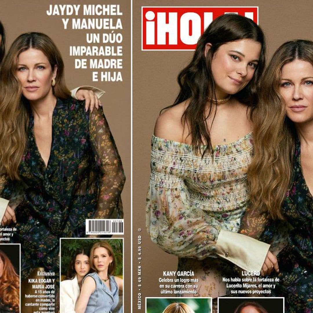 En ¡HOLA!, Jaydy Michel y Manuela, un dúo imparable de madre e hija