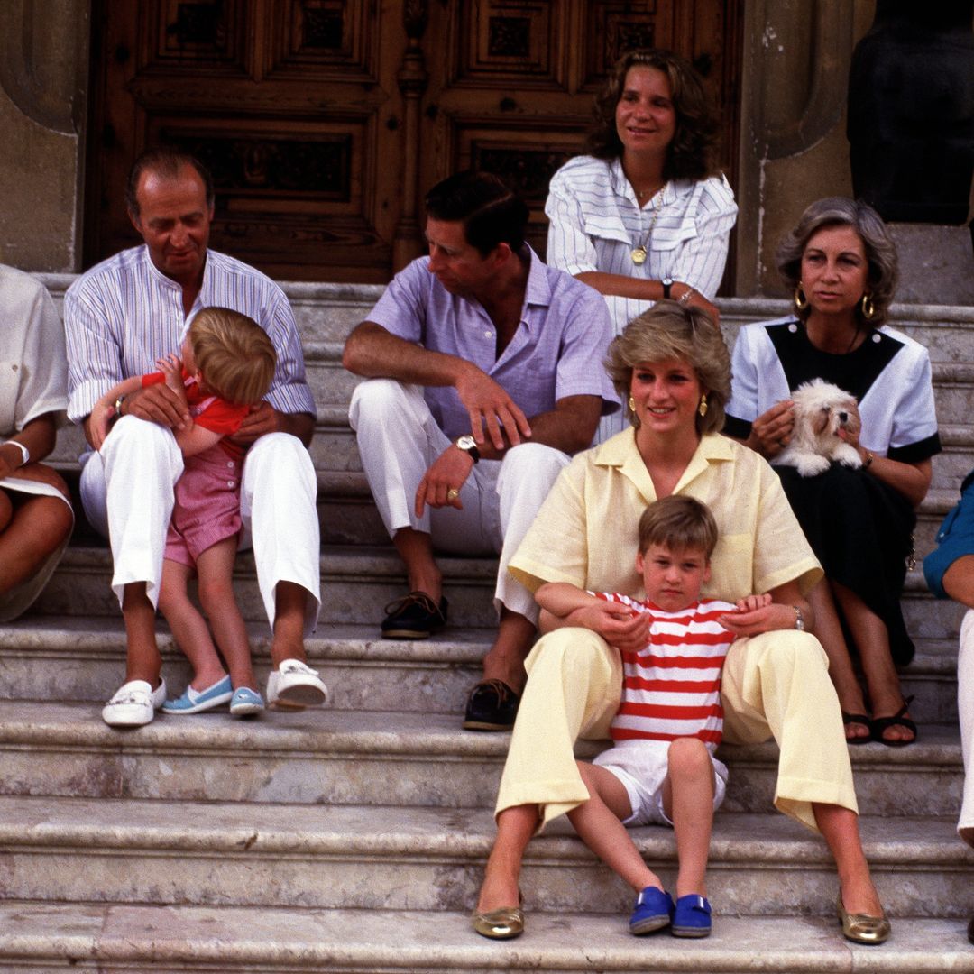 En video, así fueron los 4 veranos de Lady Di en Marivent junto a la familia real española