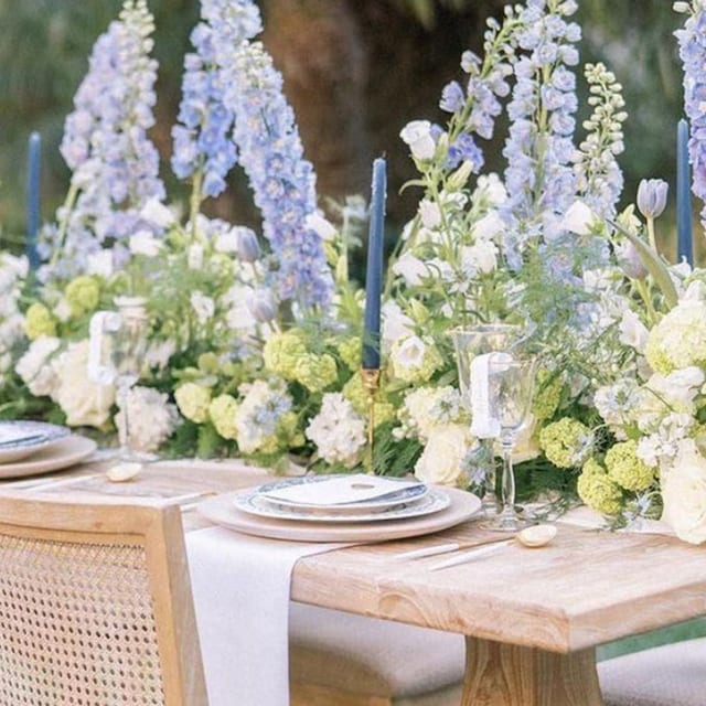 decoracion azul